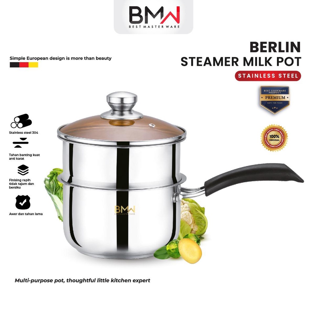 Jual BMW Kitchen Ware Panci Milk Pot Panci Stainless Steel Panci