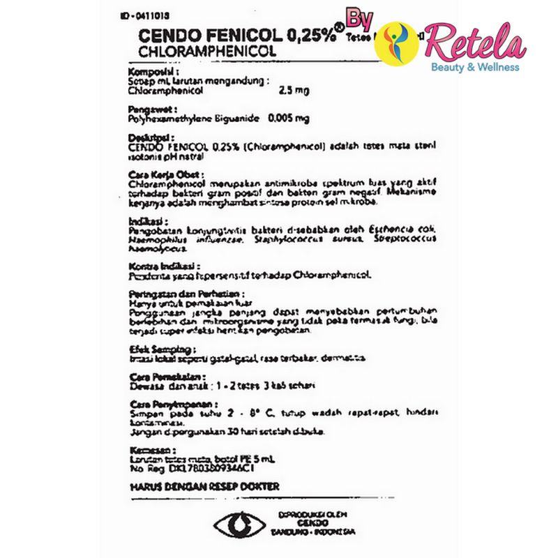 Jual CENDO FENICOL 0 25 EYD 5ML Shopee Indonesia