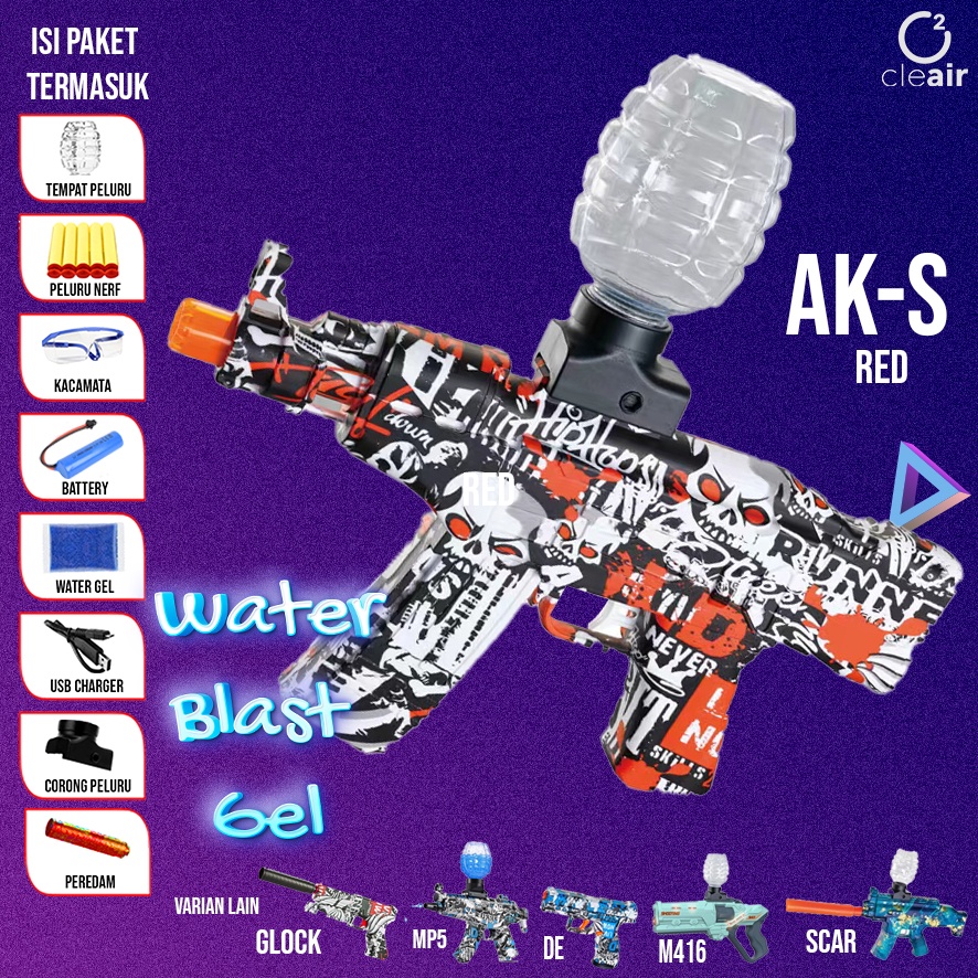 Jual Kf Tj Cleair O Water Gell Blaster Elektrik Auto Full Otomatis