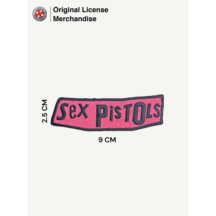 Jual Patch Emblem Badge Import Logo Musik Band Sex Pistols Original