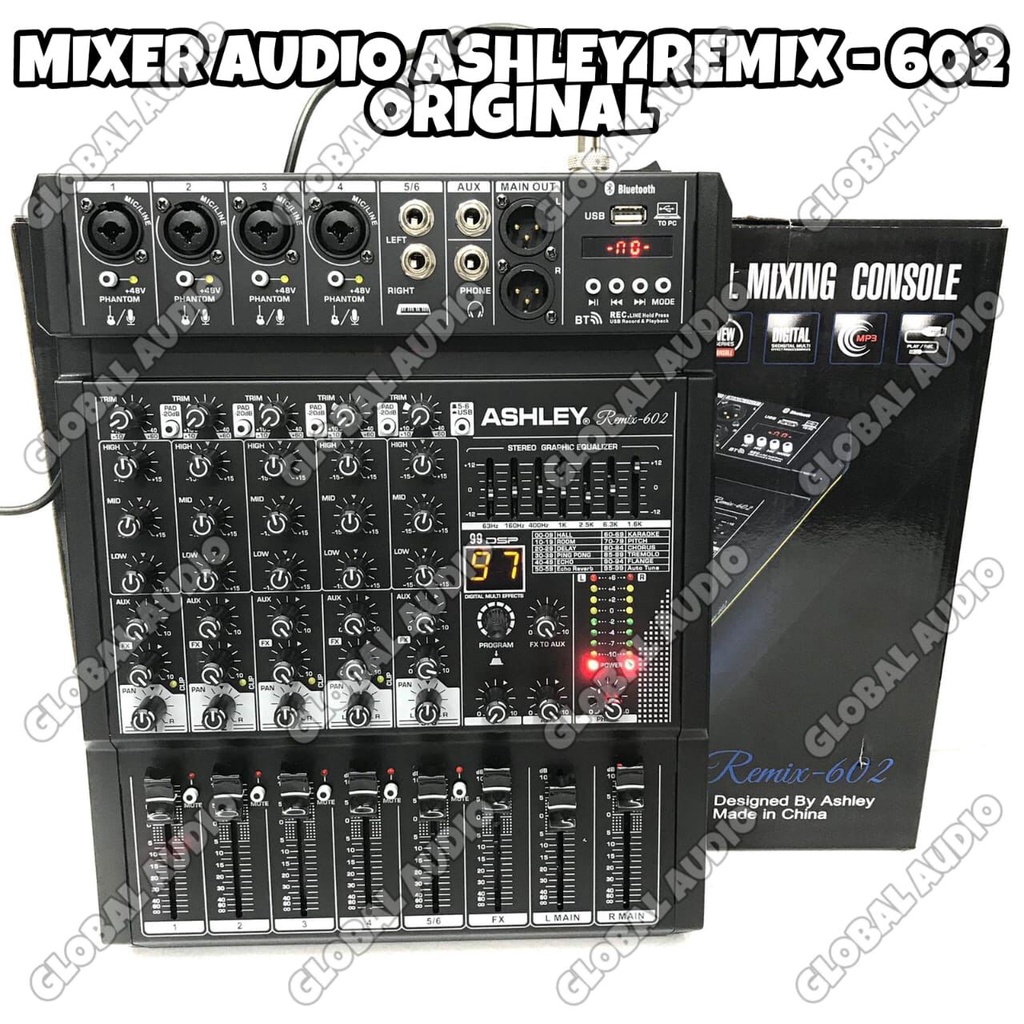 Jual Mixer Audio Ashley Remix 602 Original 6channel Remix602 Mixing 6