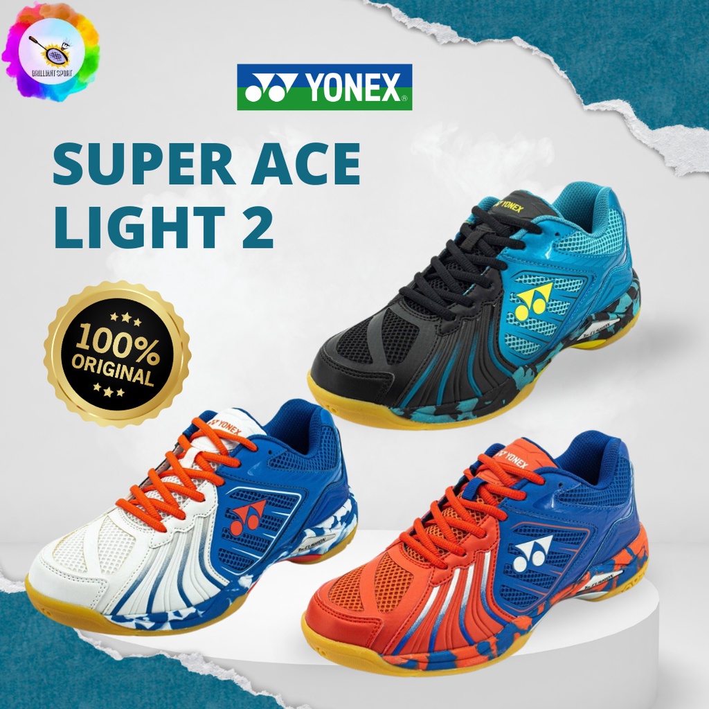 Jual Sepatu Badminton Yonex Super Ace Light Original Shopee Indonesia