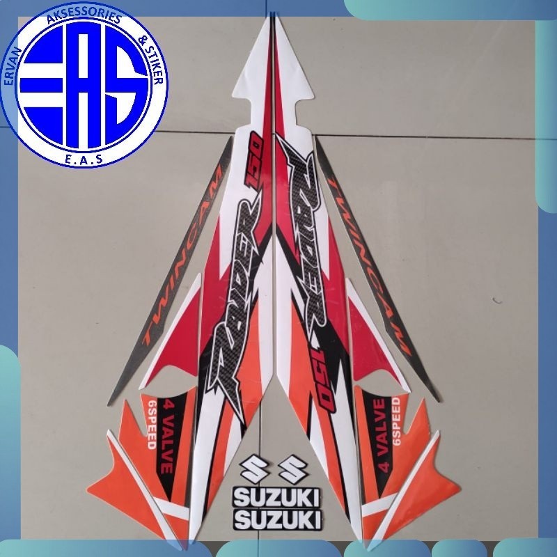 Jual Stiker Striping Suzuki Satria Fu Raider F150 2006 2008 Oren