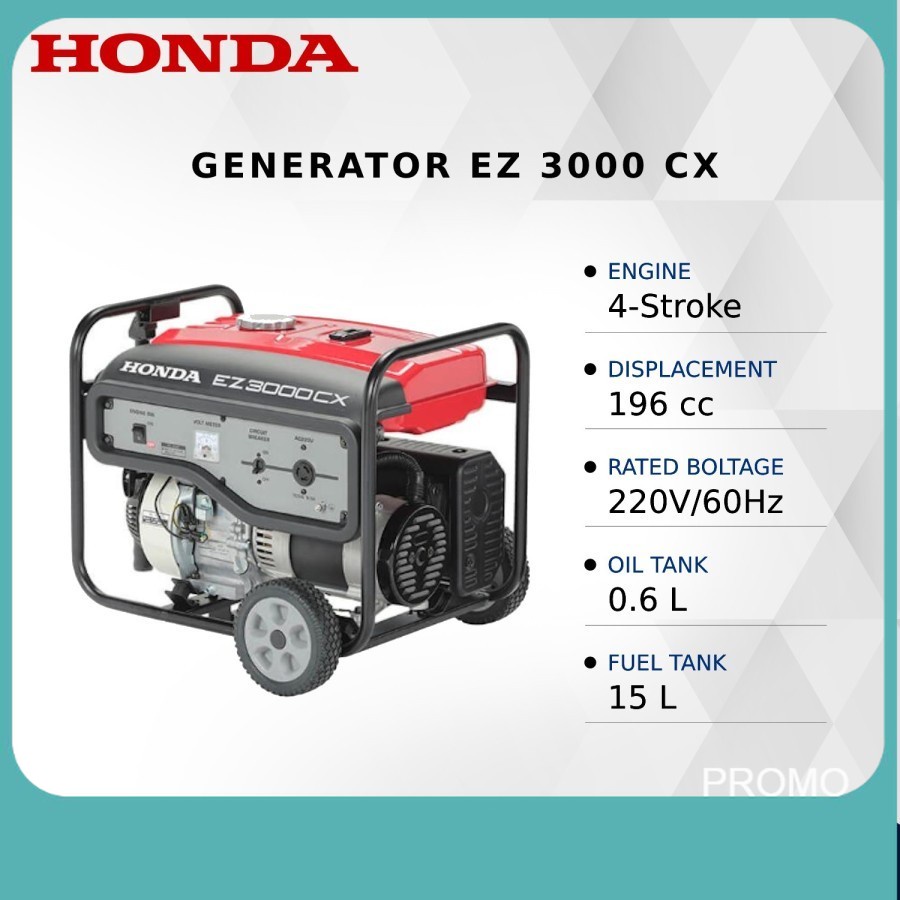 Jual Honda Generator Ez Cx Genset Rumah Portable Shopee Indonesia