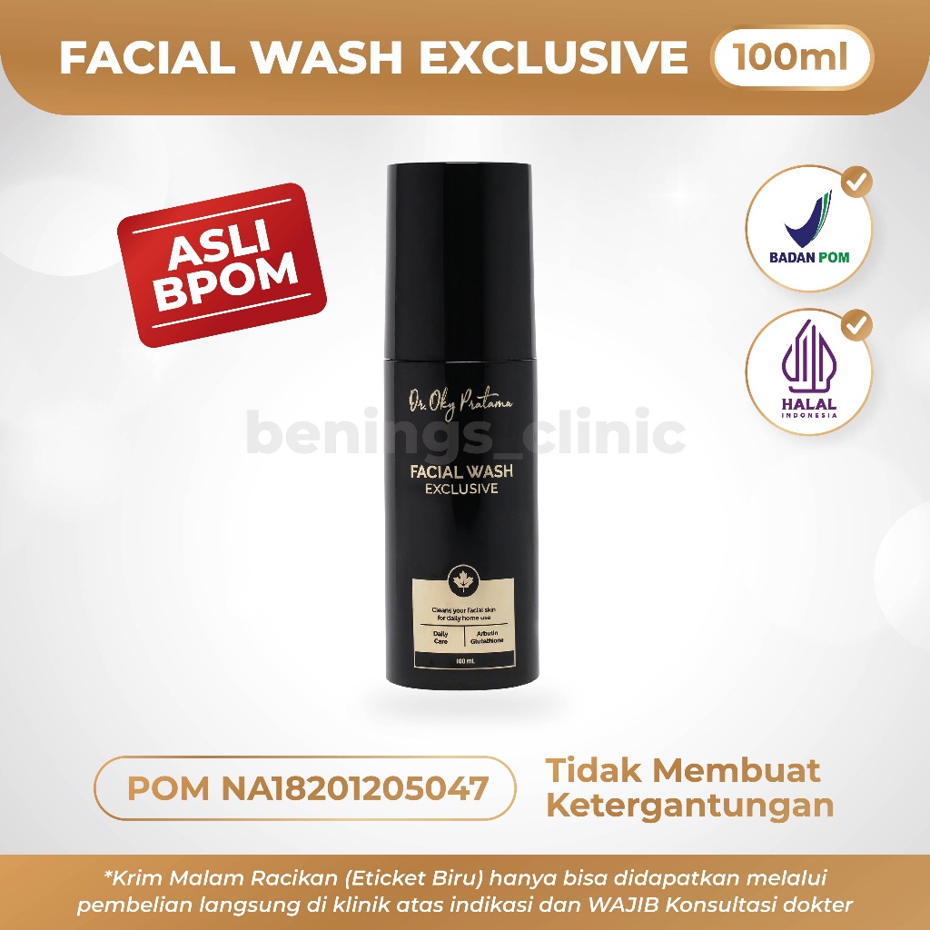 Jual Bening S Facial Wash Exclusive Sabun Cuci Wajah Untuk