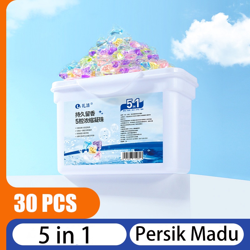 Jual Laundry Gel Ball 7 In 1 Sabun Cuci Pembersih Pakaian Pewangi