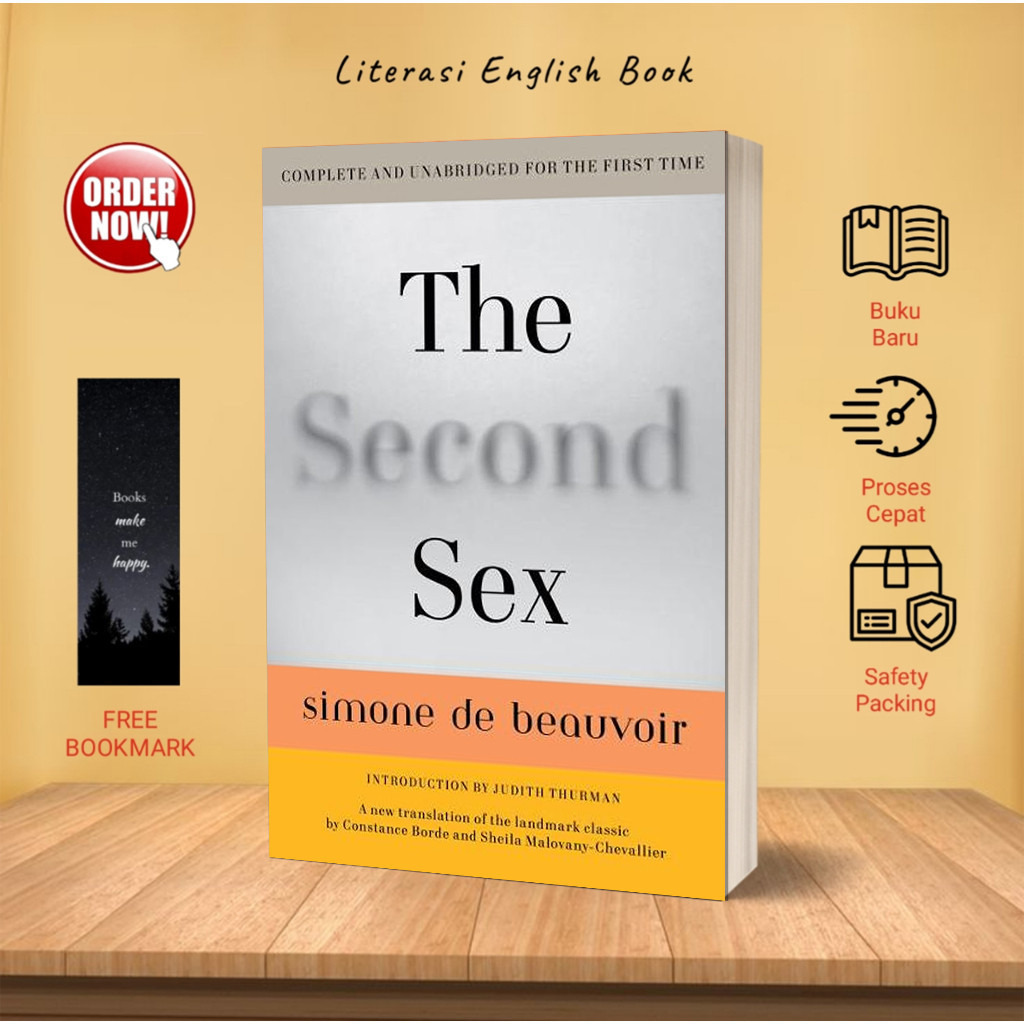 Jual The Second Sex By Simone De Beauvoir English Shopee Indonesia