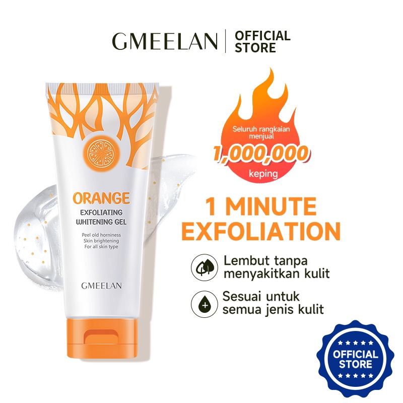 Jual GMEELAN Blood Orange Whitening Facial Exfoliation 50g Exfoliating