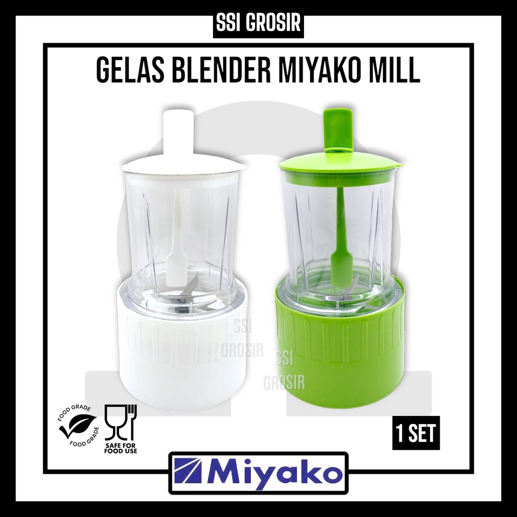 Jual GELAS BLENDER MIYAKO BUMBU MIYAKO MILL 1 SET Shopee Indonesia