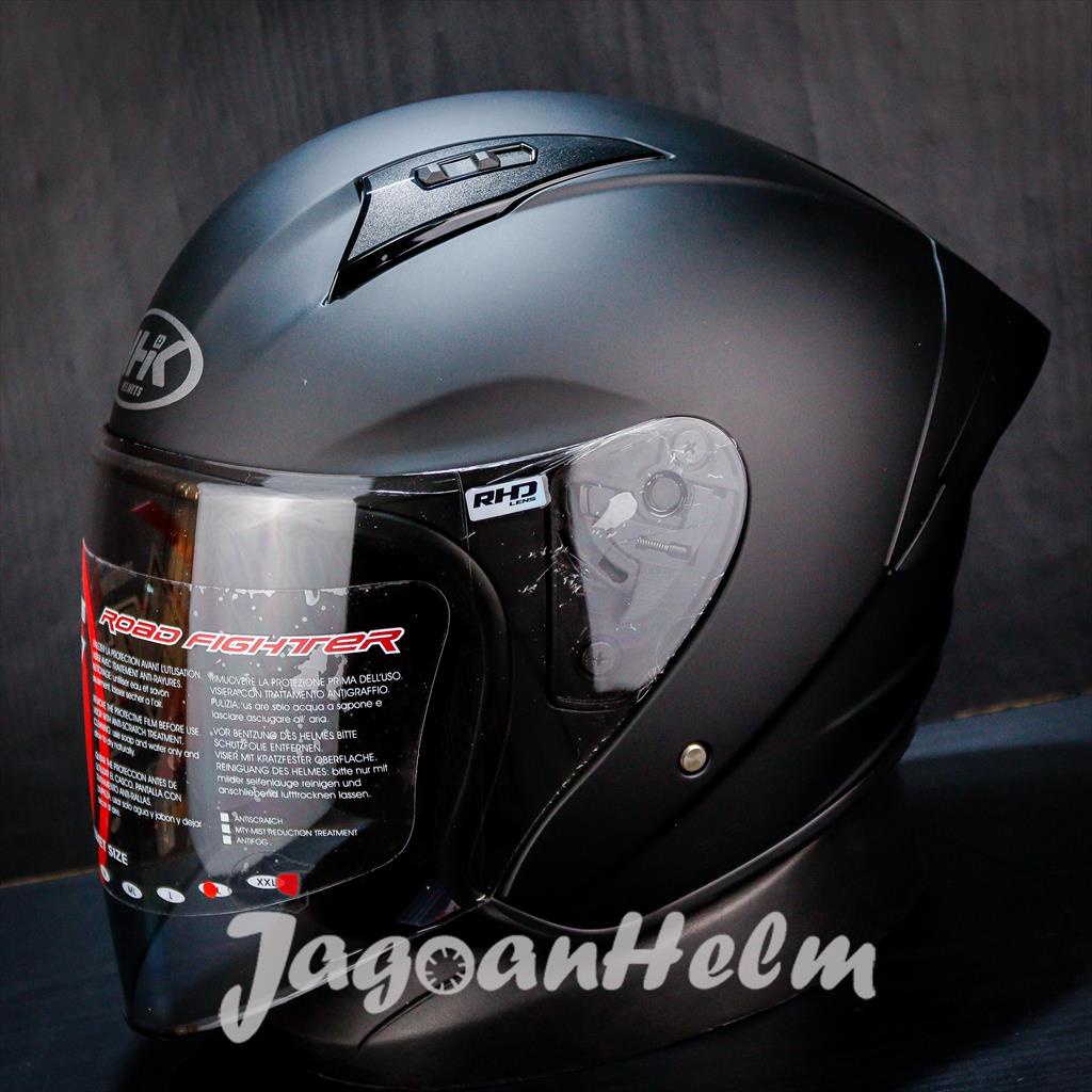 Jual NHK N1 MAX SOLID BLACK DOFF SINGLE VISOR N1 MAX N1MAX