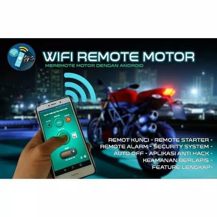 Jual Alarm Remote Motor Immobilizer Keyless Wifi Pnp Yamaha Nmax Bisa