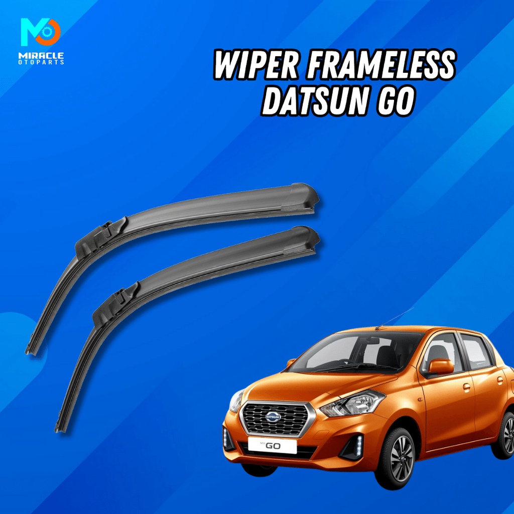 Jual Wiper Frameless Datsun Go Sepasang 2 PCS Kiri Dan Kanan Model