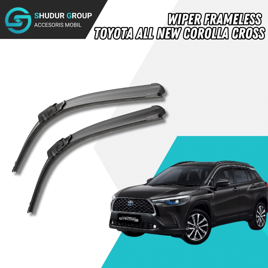 Jual Wiper Kaca Depan Toyota All New Corolla Cross Frameless 1 Set Kiri