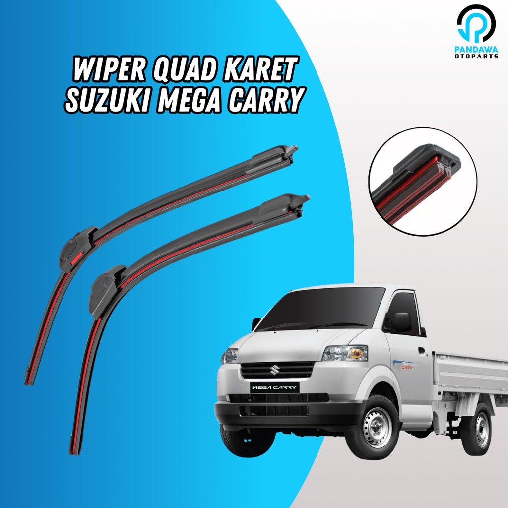 Jual Wiper Quad Blade Suzuki Mega Carry Pickup Wiper Lapis Karet