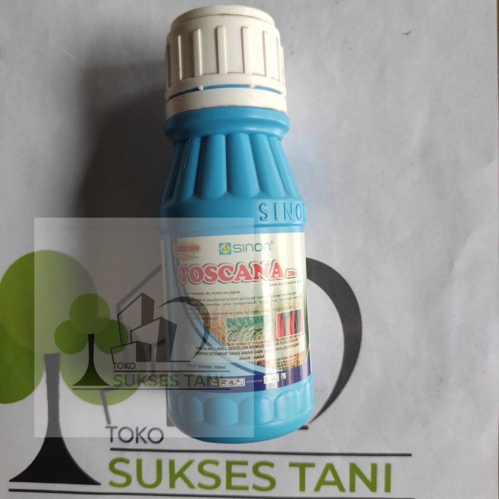 Jual Fungisida TOSCANA Kemasan 100ml Sistemik Bahan Aktif Azoksistrobin