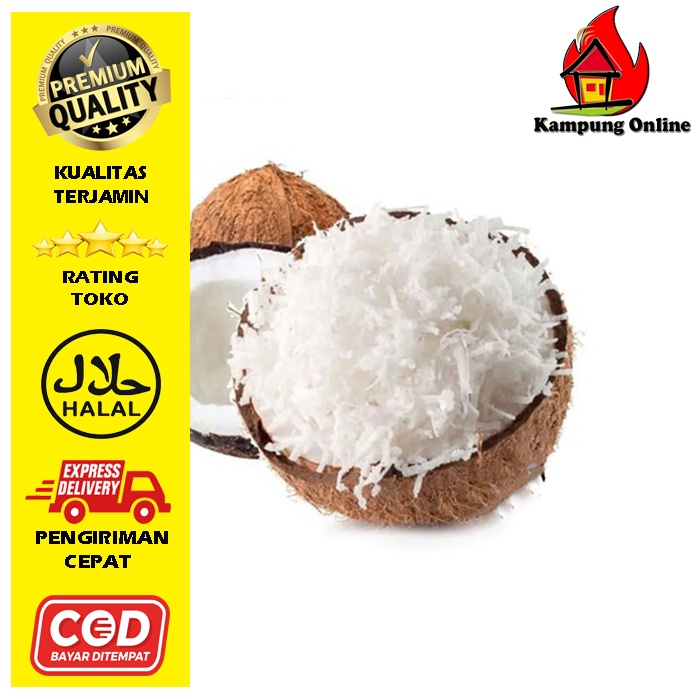 Jual Fcw Kelapa Parut Segar Butir Kampung Online Subang Shopee