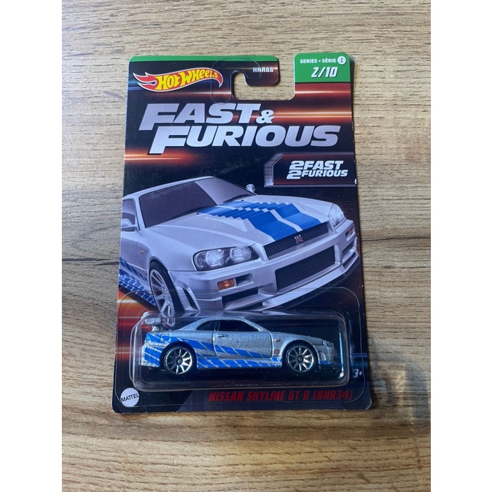 Jual HOTWHEELS NISSAN SKYLINE GT R R34 FAST N FURIOUS WAVE 2 Shopee