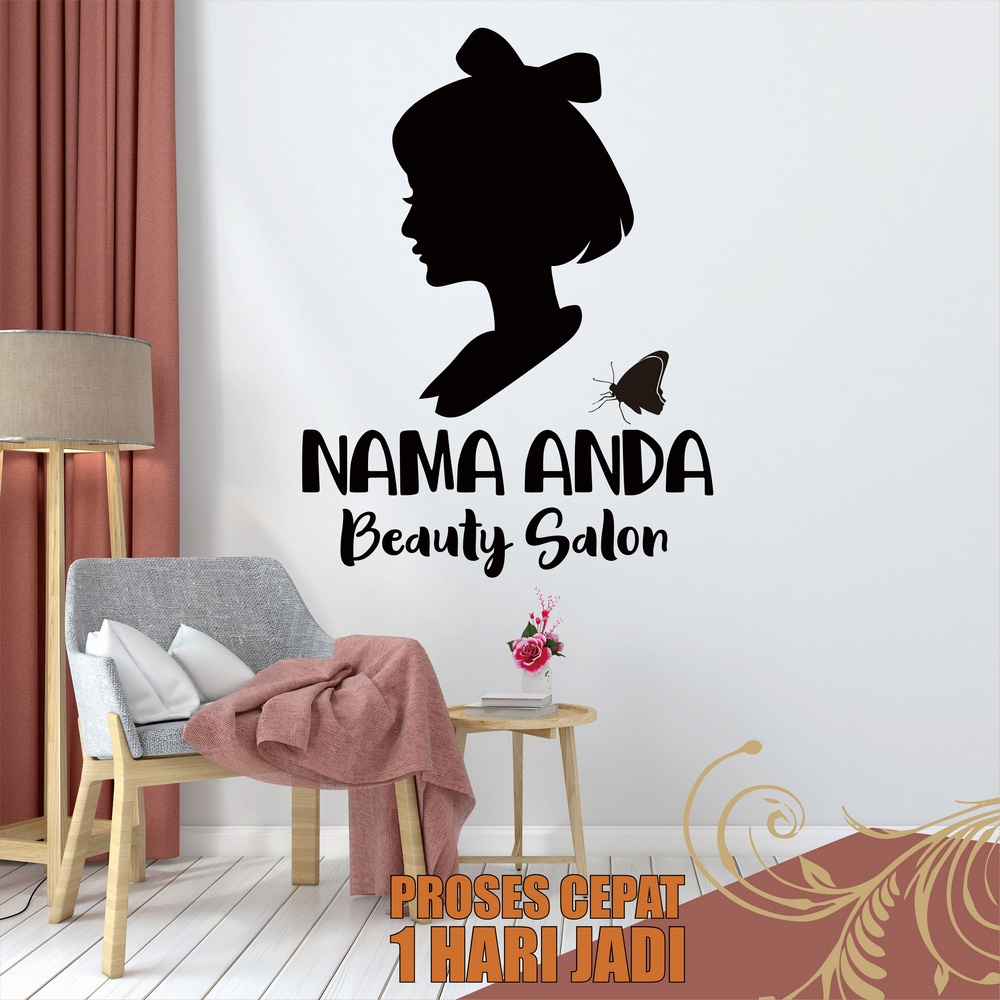 Jual STIKER Wall Stiker Dinding Salon Kecantikan Beauty Care Hiasan