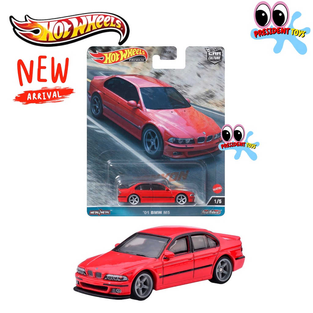 Jual Hot Wheels Premium 01 BMW M5 Merah Canyon Warriors Shopee Indonesia