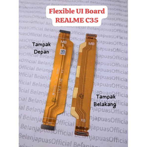 Jual Fleksibel Flexibel Flexible UI BOARD MAIN BOARD TENGAH REALME