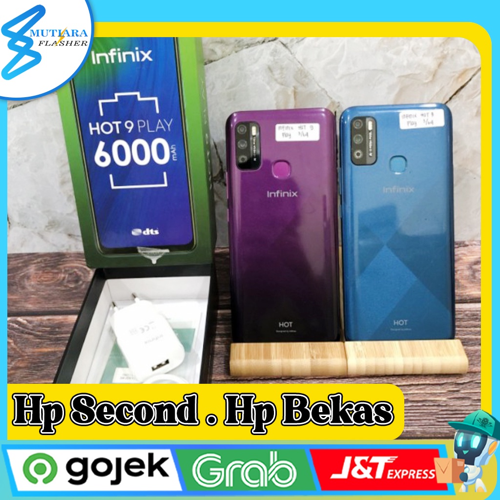 Jual Infinix Hot 9 Play Ram 2 32GB Ram 3 64GB Ram 4 64GB Second