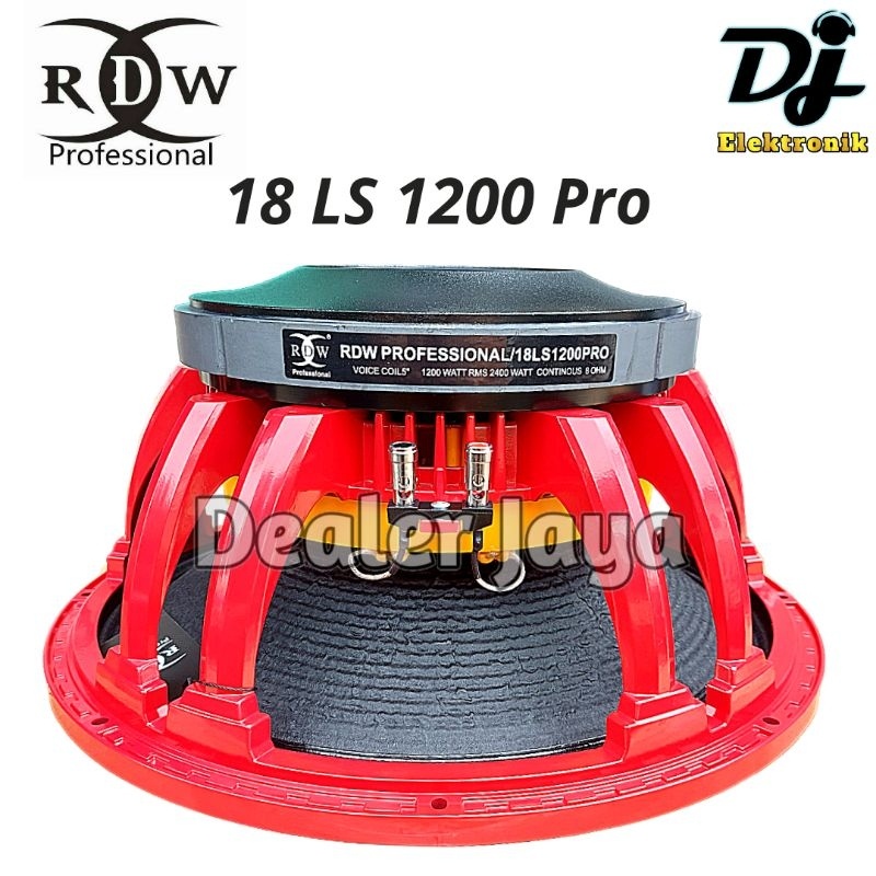 Jual Speaker Komponen RDW 18 LS 1200 PRO 18 LS1200 PRO 18 LS1200PRO