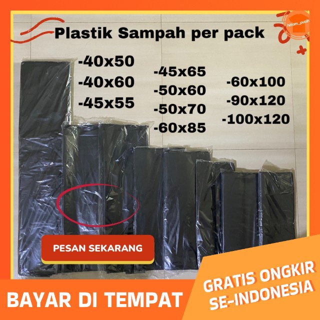 Jual Plastik Sampah Trashbag Per Pack Kantong Sampah Harga Perpack