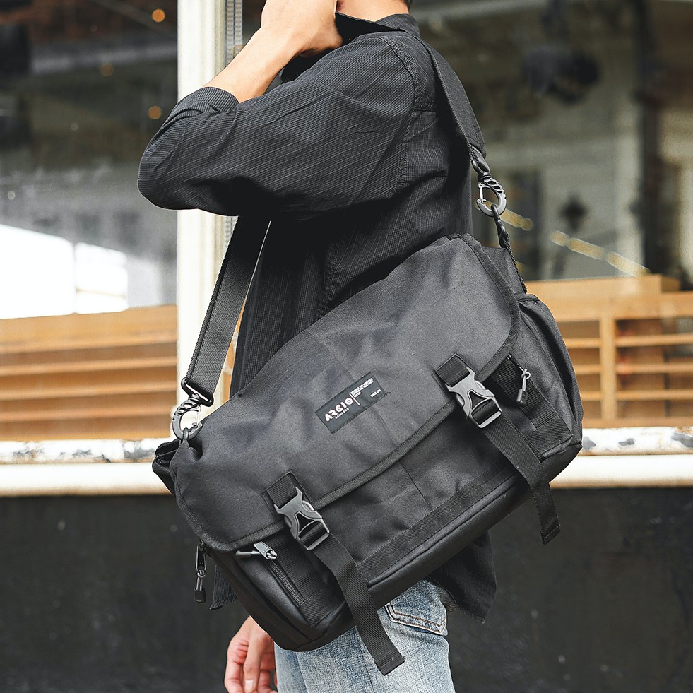 Jual Artur Black Tas Selempang Sling Bag Messenger Laptop Inc