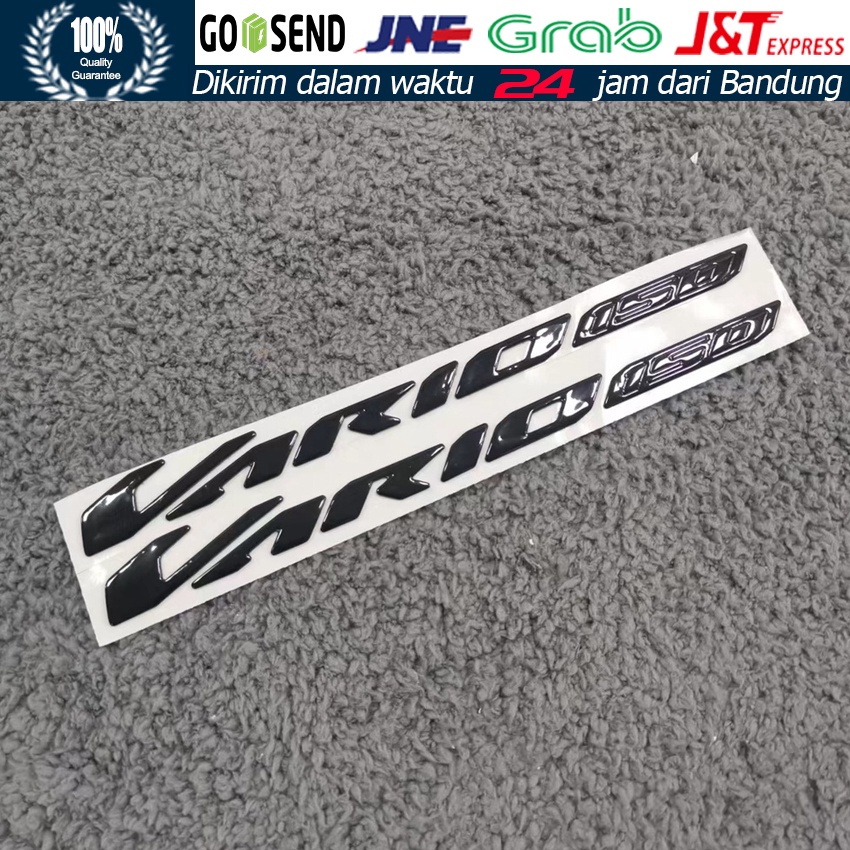 Jual Emblem Vario 150 Timbul 3D Sepasang 2 Pcs Kanan Dan Kiri Aksesoris