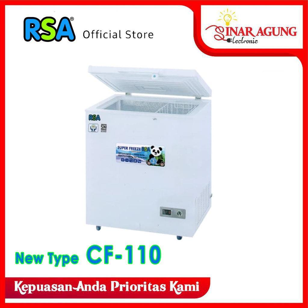 Jual COD CHEST FREEZER RSA CF110 CF 110 FREEZER BOX 100 LITER