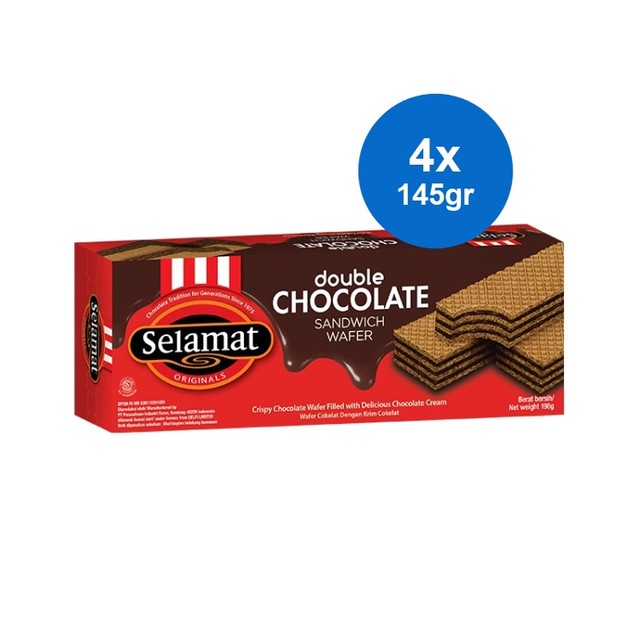 Jual Selamat Wafer Double Chocolate G X Shopee Indonesia