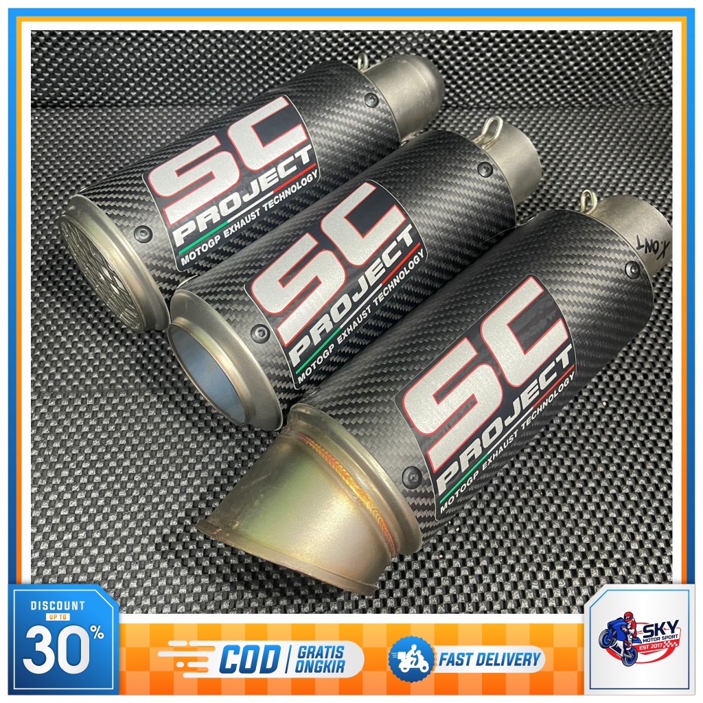 Jual Slencer Knalpot Sc Project Gp Titanium Carbon Import Shopee