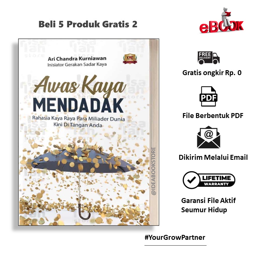 Jual Awas Kaya Mendadak Rahasia Kaya Raya Para Miliader Dunia Kini Ada Di Tangan Anda Jbbook