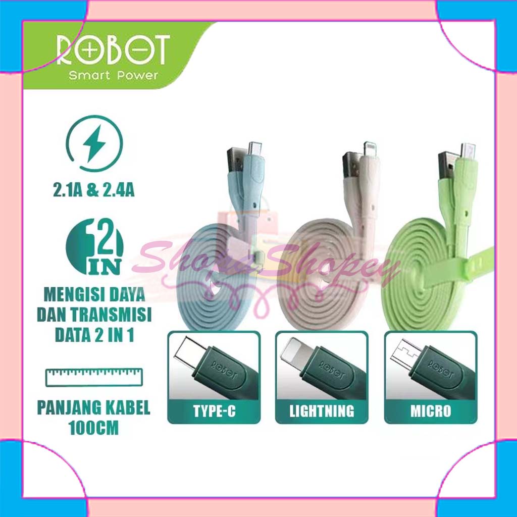 Jual Kabel Data Robot Rgc Rgm Rgl Type C Micro Usb