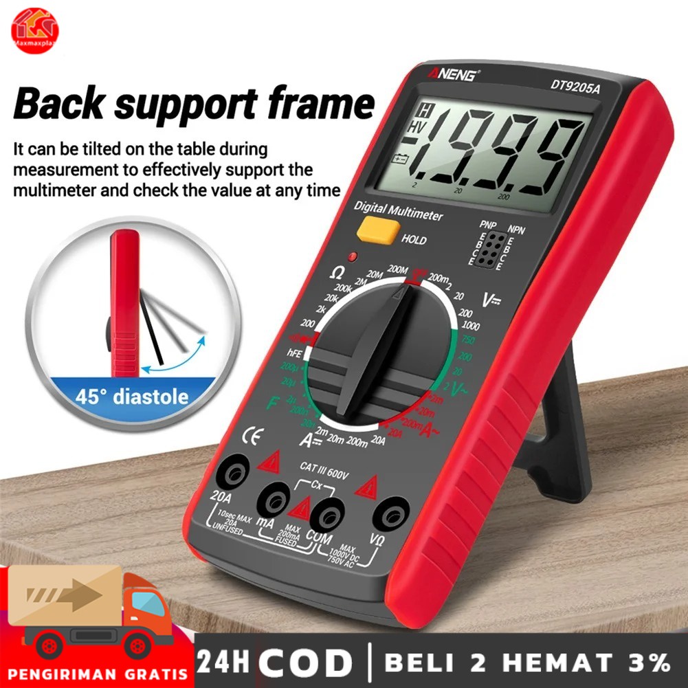 Jual Dt A Multimeter Avometer Multitester Digital Dc Ac Diode Tr