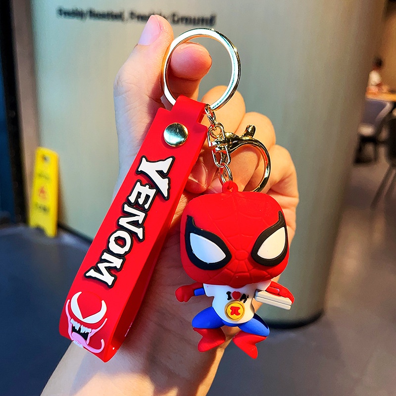 Jual Gantungan Kunci Lucu Marvel Avengers Gantungan Kunci PVC Kreatif