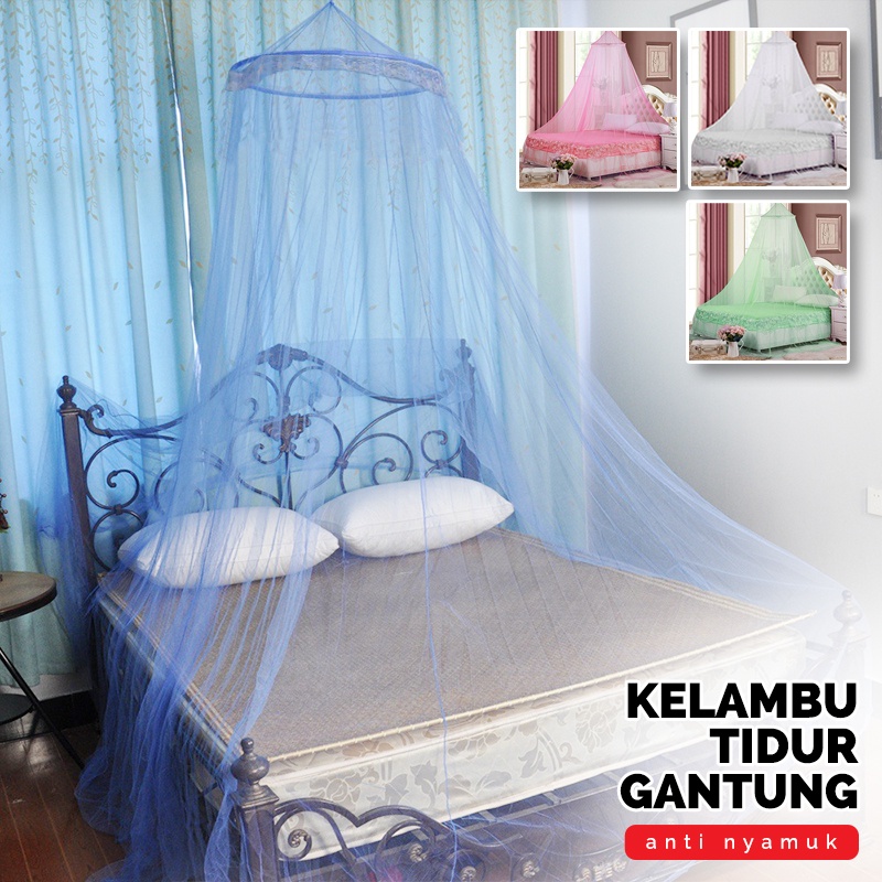 Jual Tirai Kelambu Bayi Gantung Kamar Tidur Bulat Anti Nyamuk Shopee