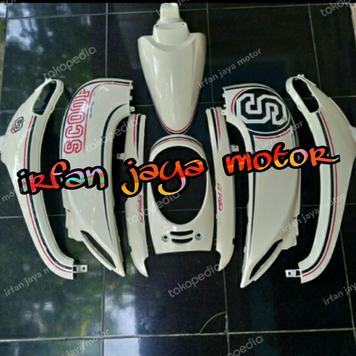 Jual Cover Body Halus Honda Scoopy Fi Cream Shopee Indonesia