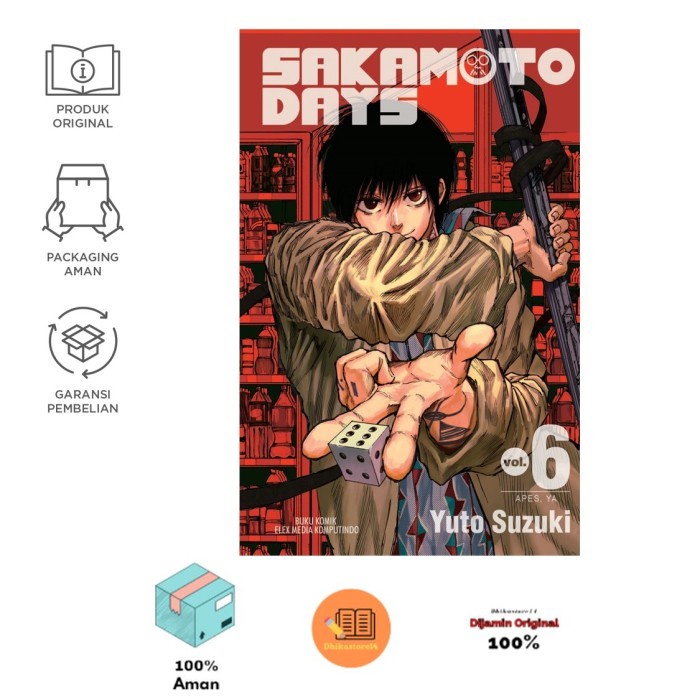 Jual Komik Sakamoto Days 06 YUTO SUZUKI Shopee Indonesia