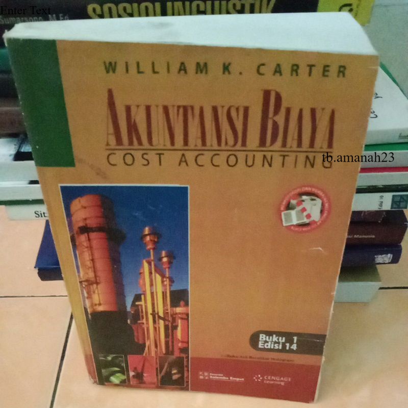 Jual Buku Akutansi Biaya By William K Carter Shopee Indonesia