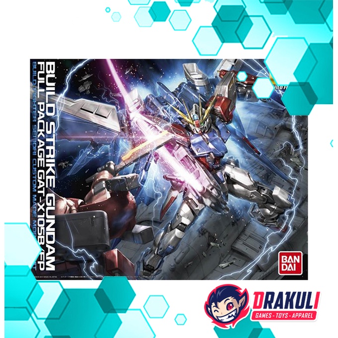 Jual Drakuli HQ BANDAI Plamo MG Build Strike Gundam Full Package