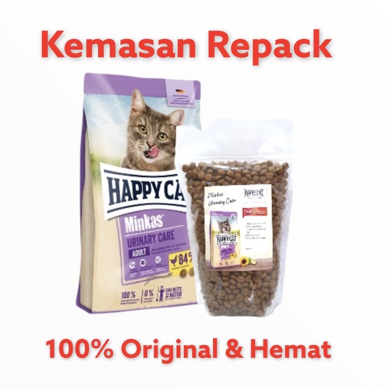 Jual Happy Cat Minkas Urinary Care Repack Makanan Kucing Kering