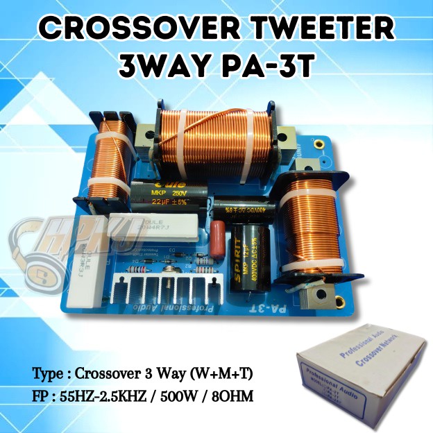 Jual CROSSOVER PASIF 3WAY PA 3T 3 WAY CROSSOVER SPEAKER 3 WAY PA3T