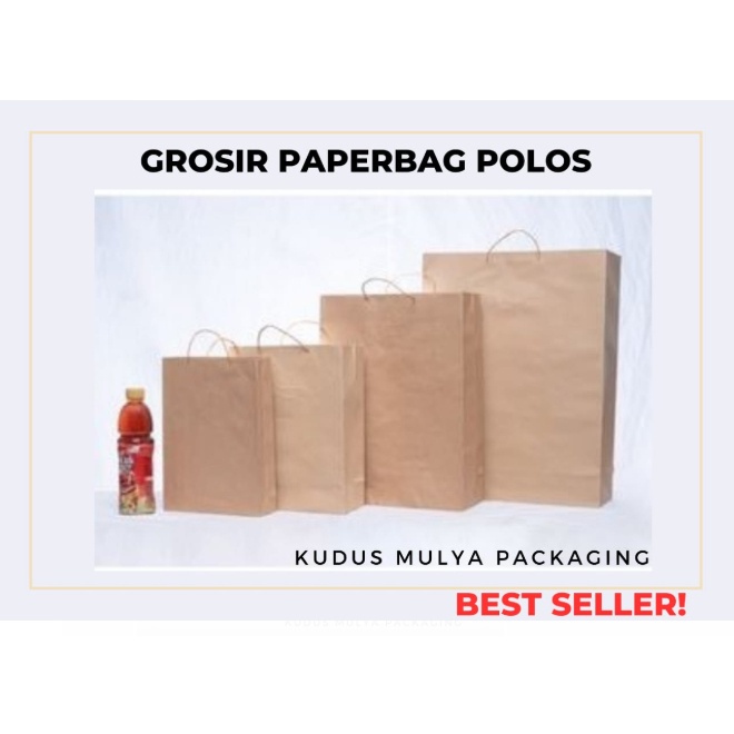 Jual Grosir Paper Bag Polos Paperbag Jumbo Polos Tas Kertas