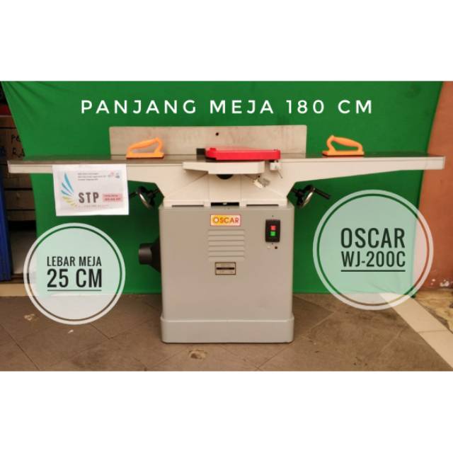 Jual MESIN JOINTER KAYU OSCAR WJ 200C 8INCH WOOD JOINTER OSCAR Shopee