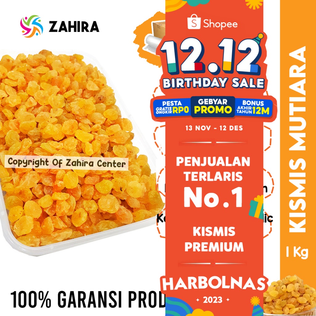 Jual Kismis Premium 1kg Asam Manis Mutiara Raisins Rasa Manis Enak