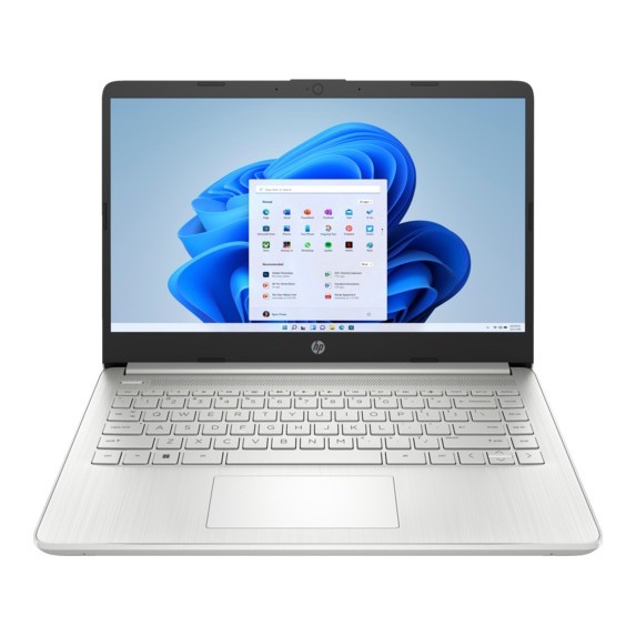 Jual HP 14s Dq5115TU 8R298PA Core I3 1215U 4GB 512GB W11 OHS Silver Tas