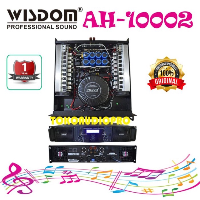 Jual Power Wisdom Ah Channel Power Amplifier Original Ah