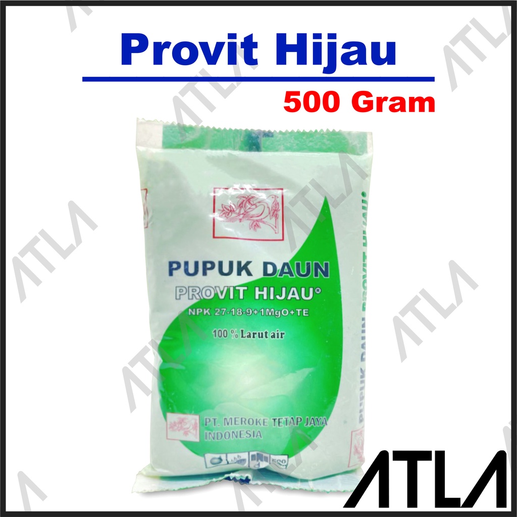 Jual Pupuk Meroke Provit Hijau Gram Nutrisi Npk Daun Mempercepat