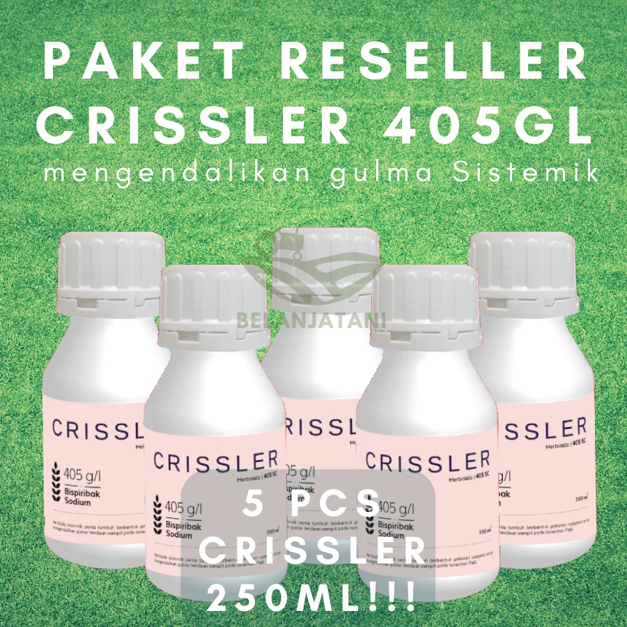 Jual Paket Reseller Botol Crissler Sc Ml Herbisida Pestisida